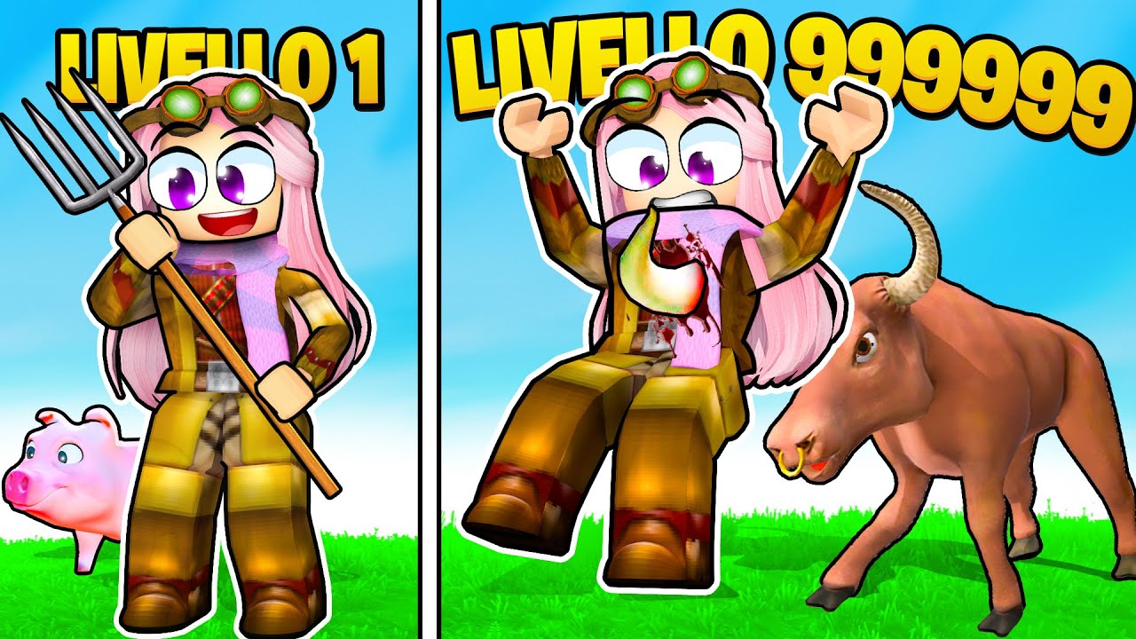 FATTORIA DA 1 VS FATTORIA DA 1.000.000€! - ROBLOX