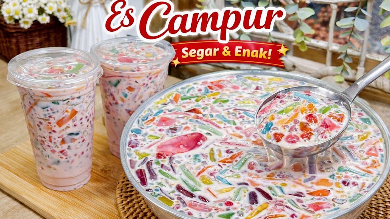 MODAL SEDIKIT UNTUNG BESAR  BUKA LAPAK PINGGIR JALAN RAME YANG ANTRI JUALAN ES JELLY LARIS MANIS 