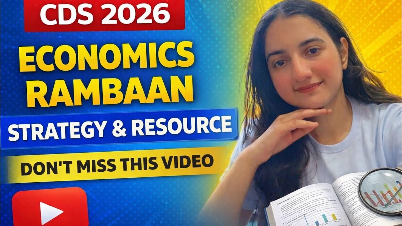 CDS 2026 ECONOMICS RAMBAAN STRATEGY 