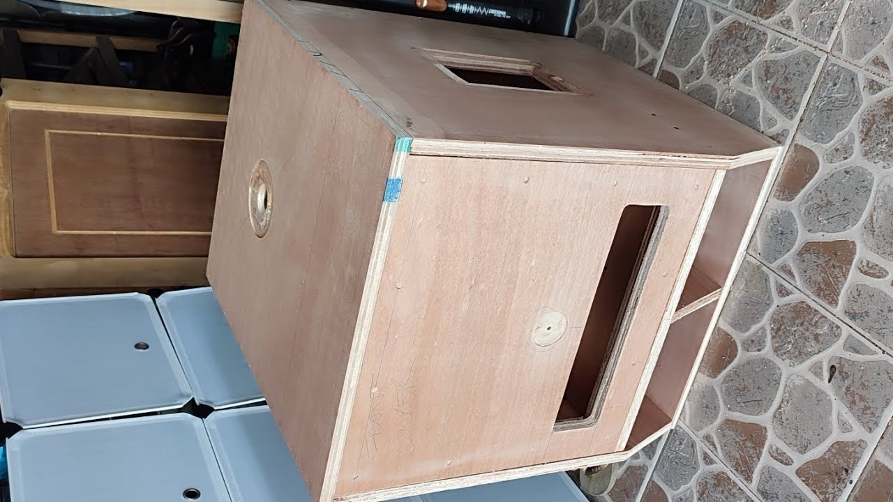 DIY DXS15 YAMAHA copy, Speaker box making