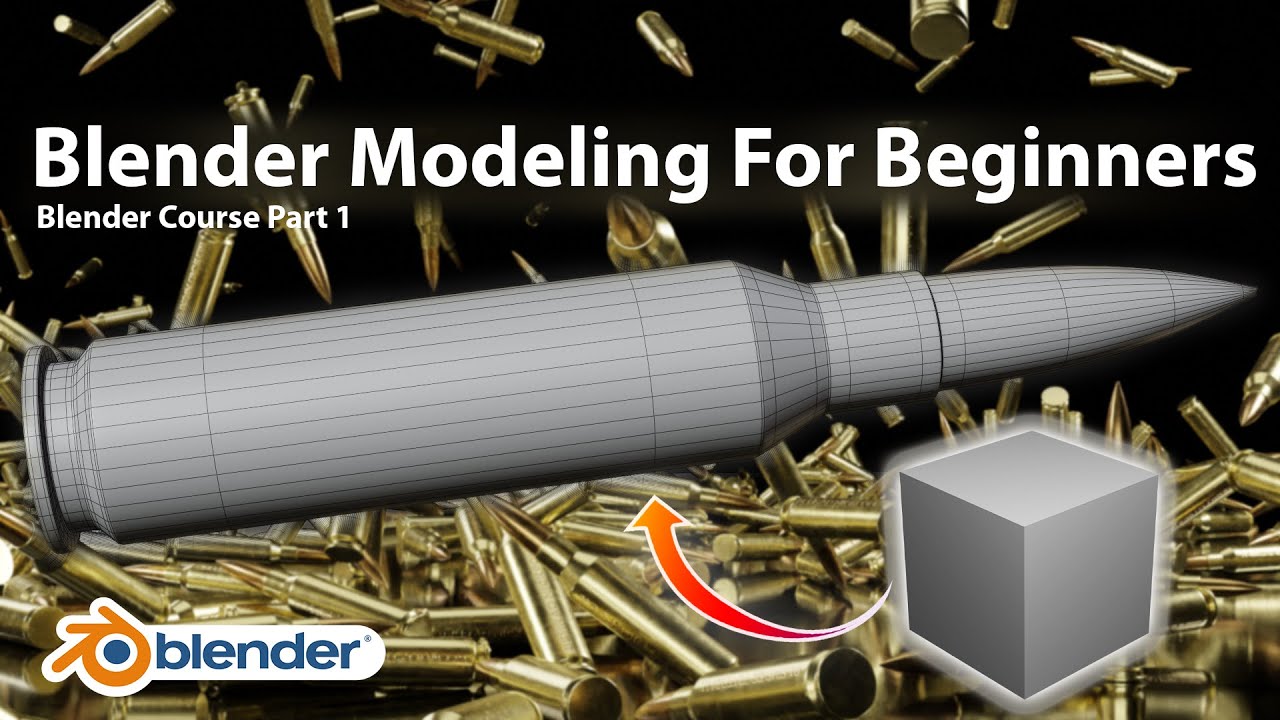 How to Model a Bullet | Blender Tutorial