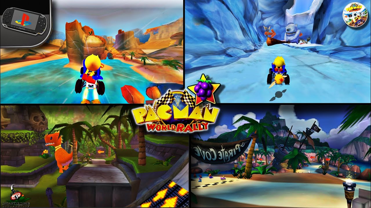 Grapes Cup 🍇 || NightMare DIfficulty🥶💀 || Pac-Man World Rally [2006] || Smart Bomb Interactive