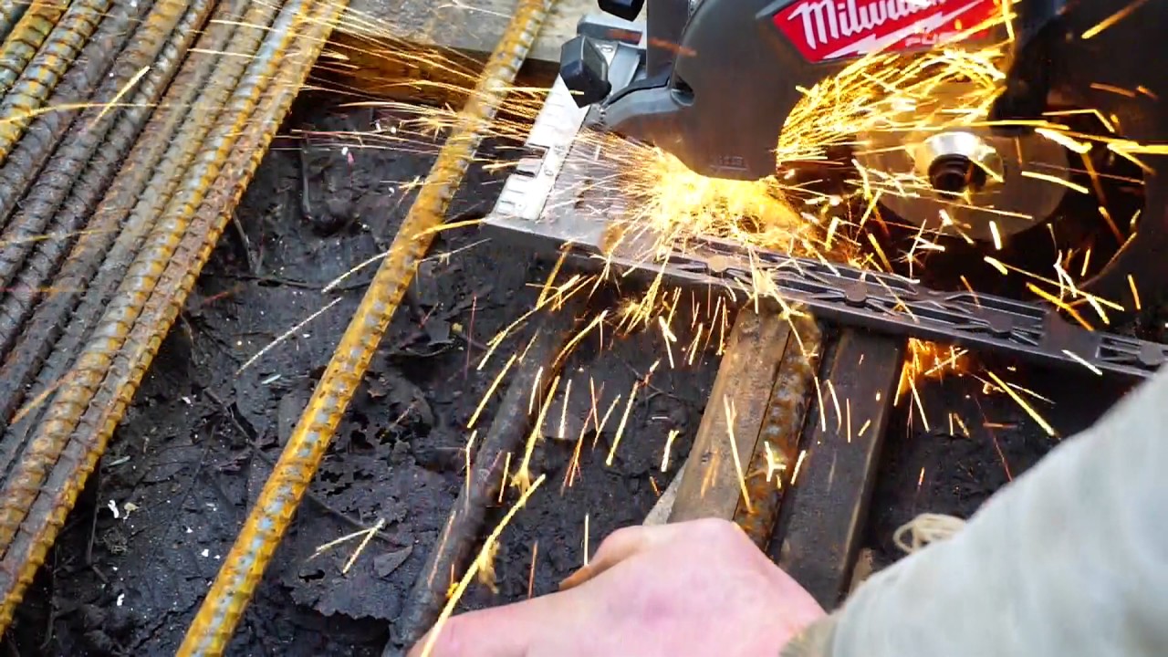 Building an Off Grid Yurt Part 2: Digging Footings and Cutting Rebar