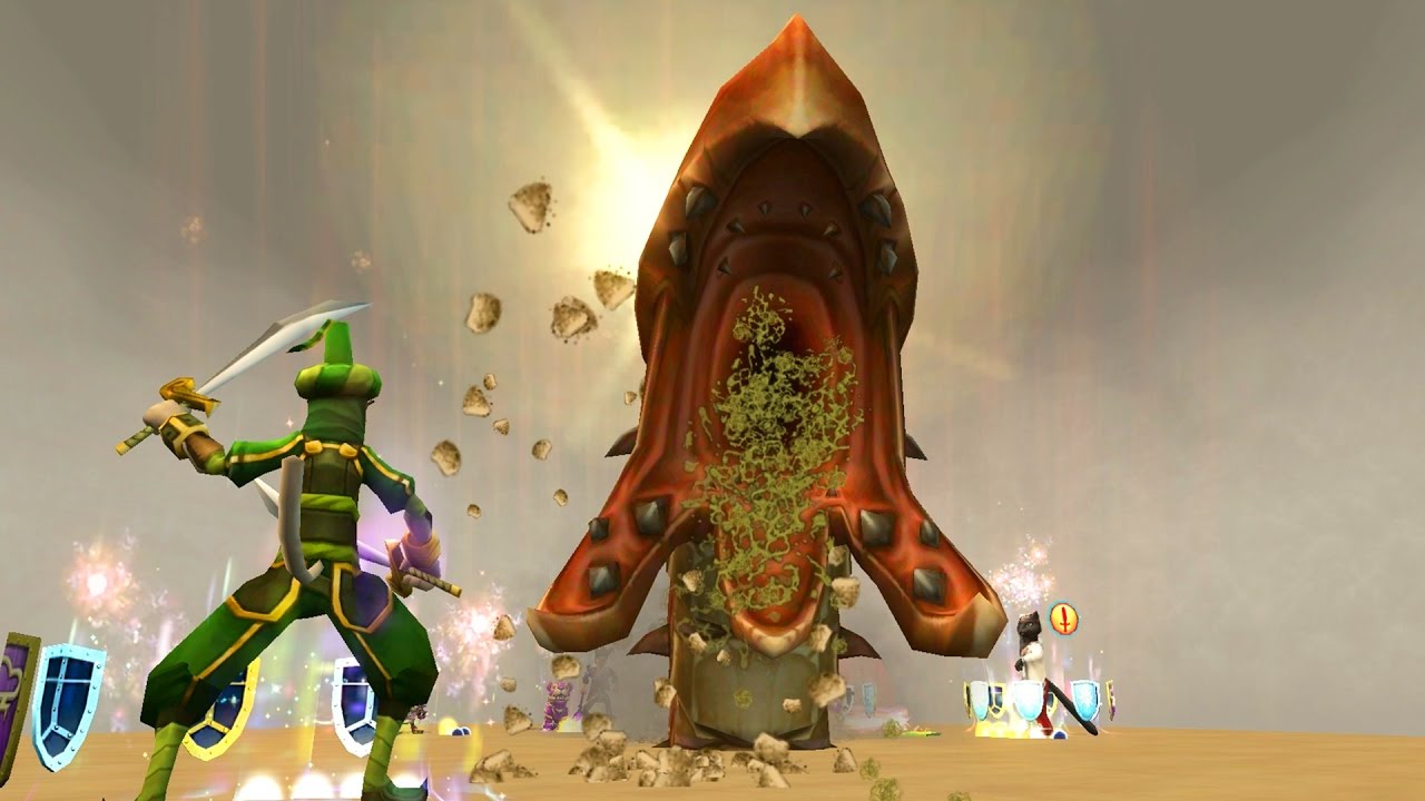 Wizard101: NEW MIRAGE BALANCE SPELL! - Sand Worm