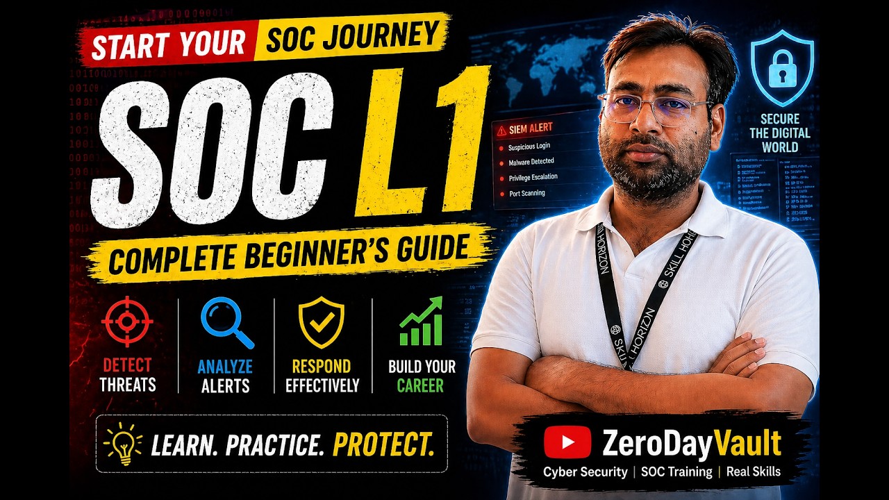 From Beginner to SOC Analyst L1 in 30 Days The ULTIMATE Challenge