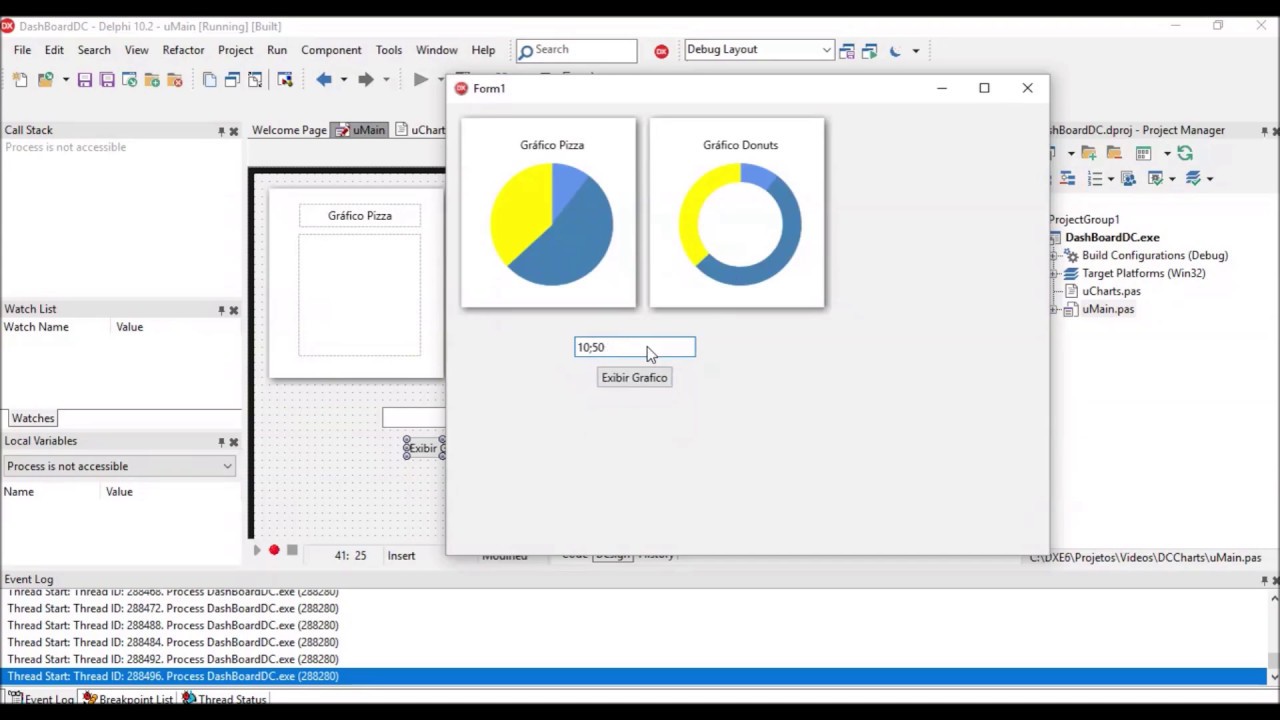DELPHI CREATIVE - DASHBOARDS SEM COMPONENTES - GR&Aacute;FICO CIRCULAR parte 2