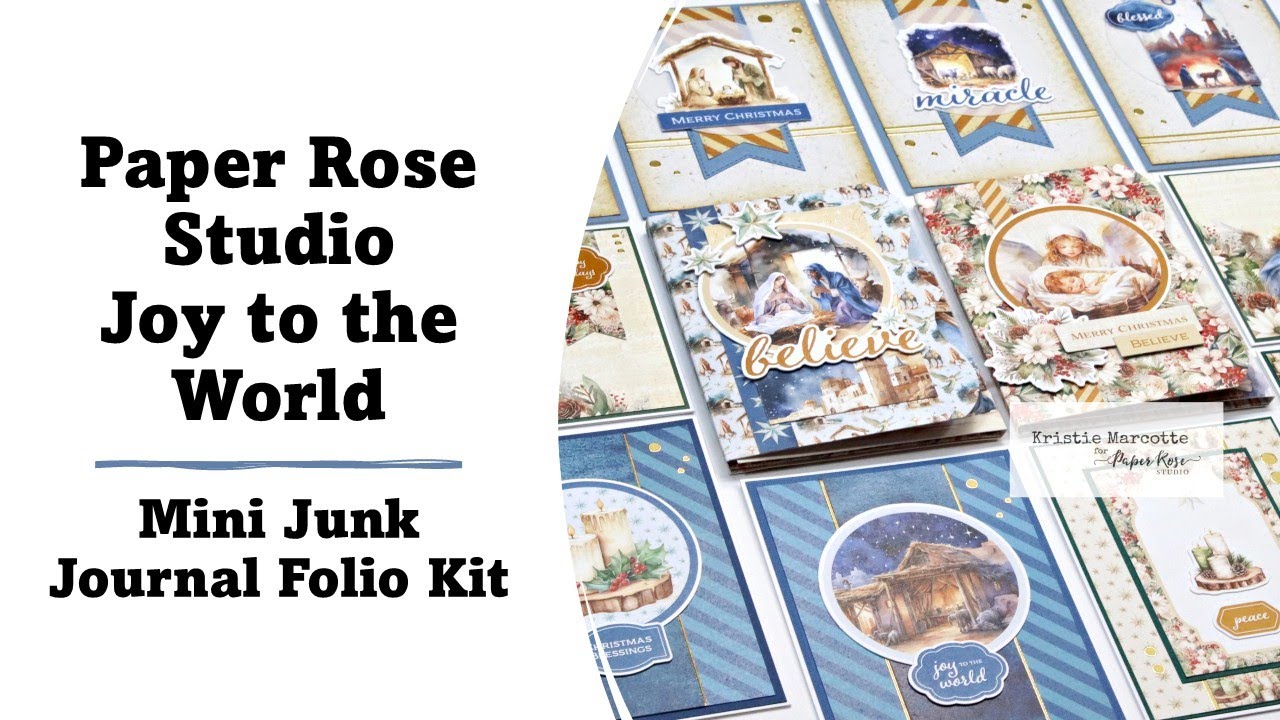Mini Junk Journal Folio Kit with Kristie Marcotte