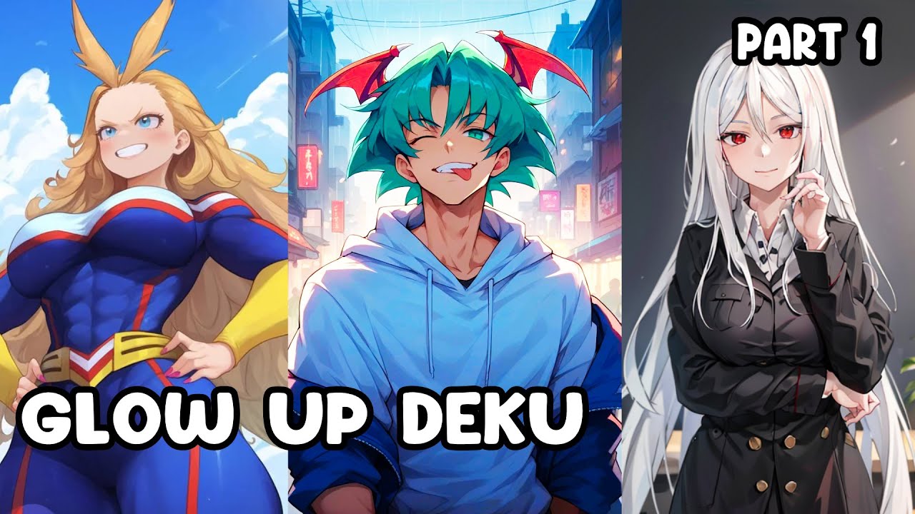Glow Up Deku Au In MHA x Darkstalkers - Part 1 - The Only Male With A Quirk - MHA Texting Story