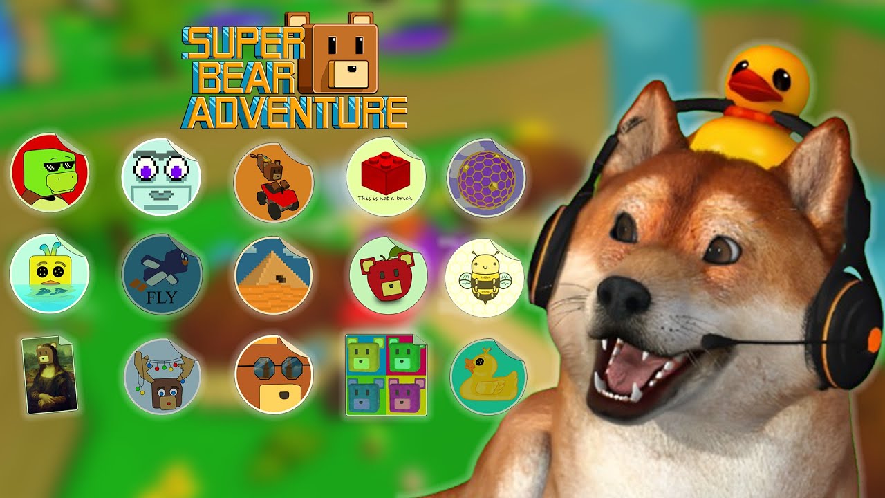 SEMUA LOKASI STIKER DI SUPER BEAR ADVENTURE !!
