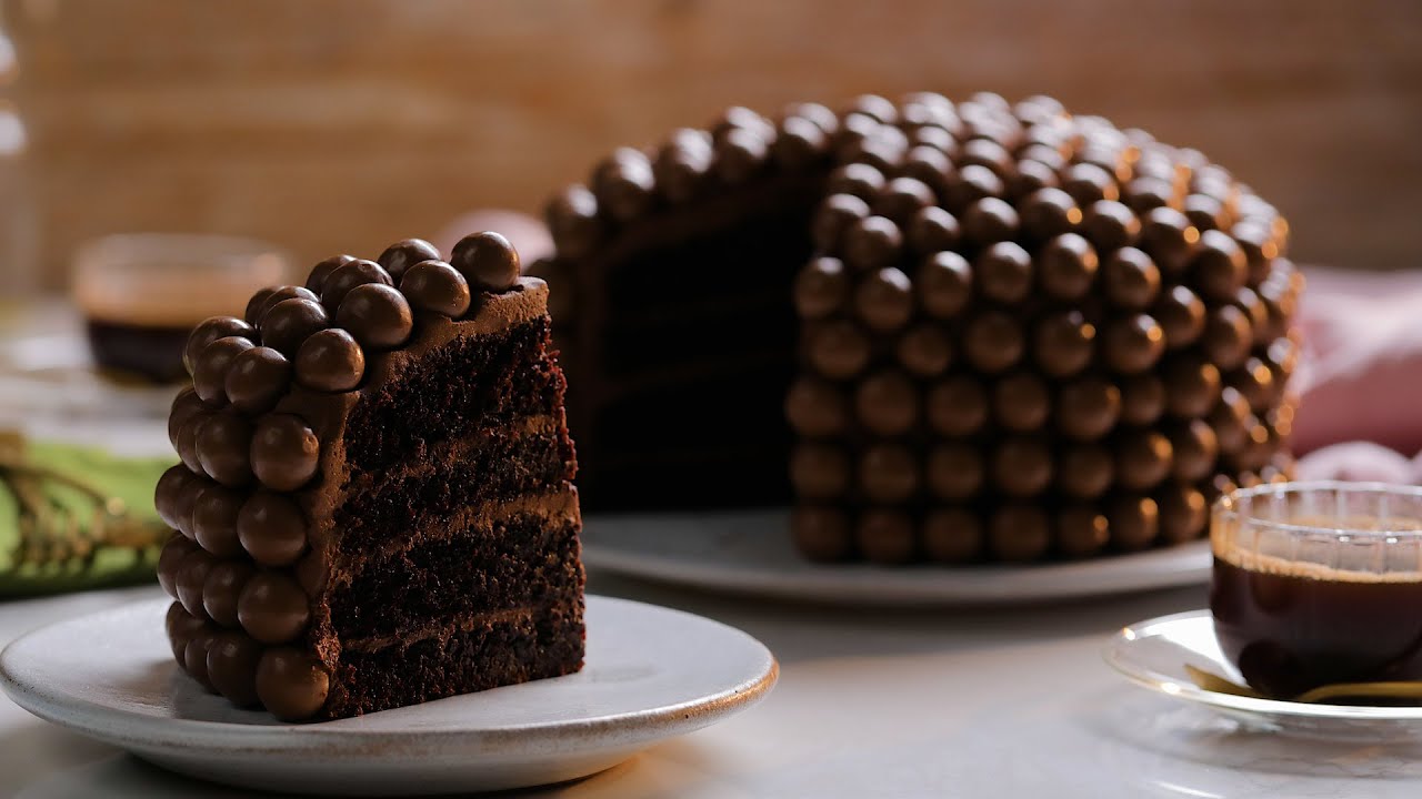 Ultra Chocolatey Malteser Cake | Maltesers Chocolate Cake | How to Make Amazing Chocolate Cake #cake