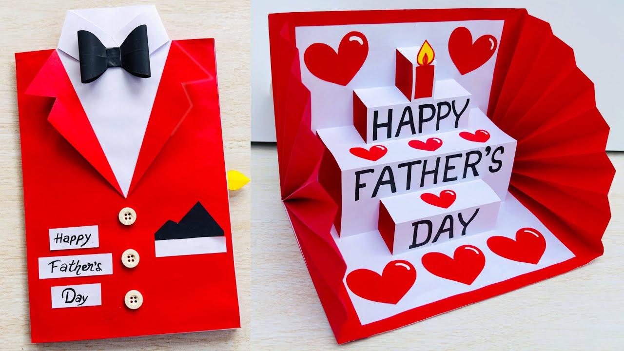 DIY Father's day pop-up card // Father's day special greeting card // Father's day card ideas