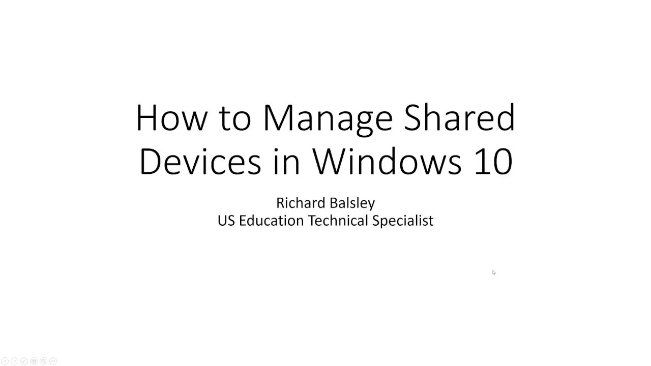 How to Manage Shared Devices in Windows 10