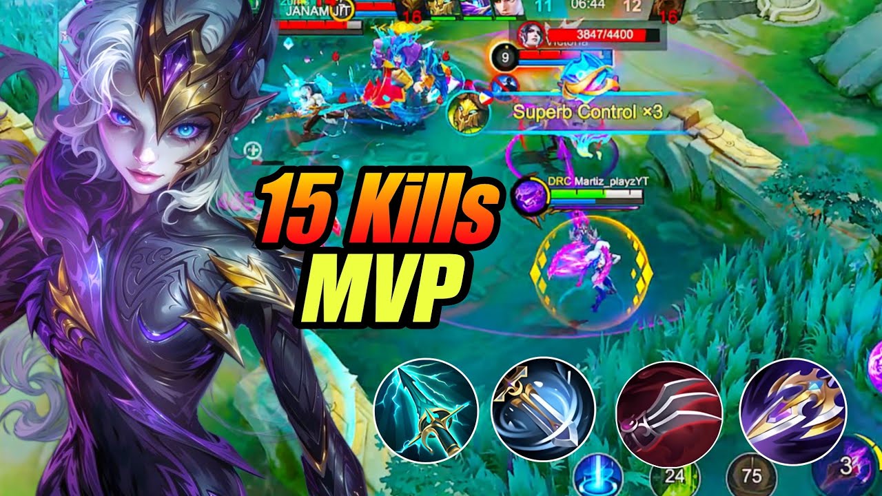 MVP 15 Kills🤯This Obsidia Marksman is Unbeatable with this Secret Build - MLBB
