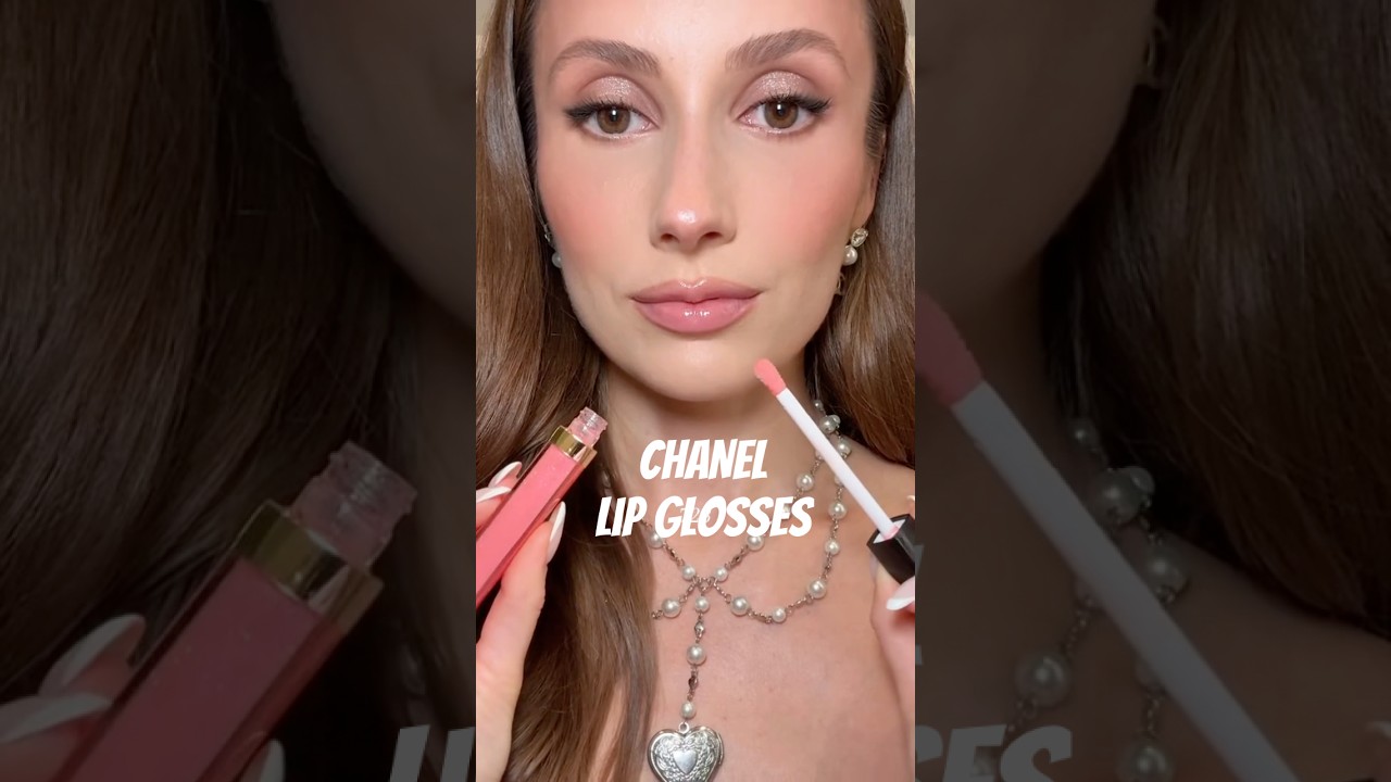 CHANEL lip glosses✨💗 #makeup #makeuptutorial #chanel #lipgloss #lipcombo