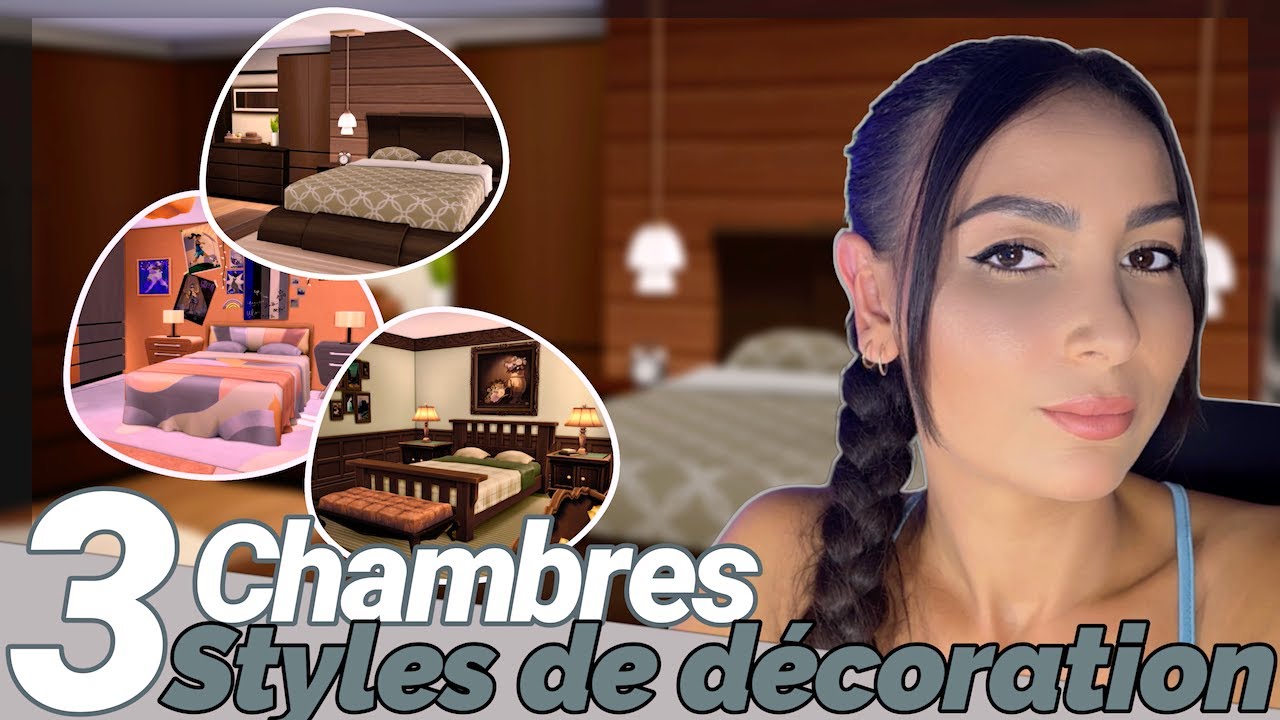 3 Types de chambre UNIQUEMENT avec le jeu de base !! - Les sims 4