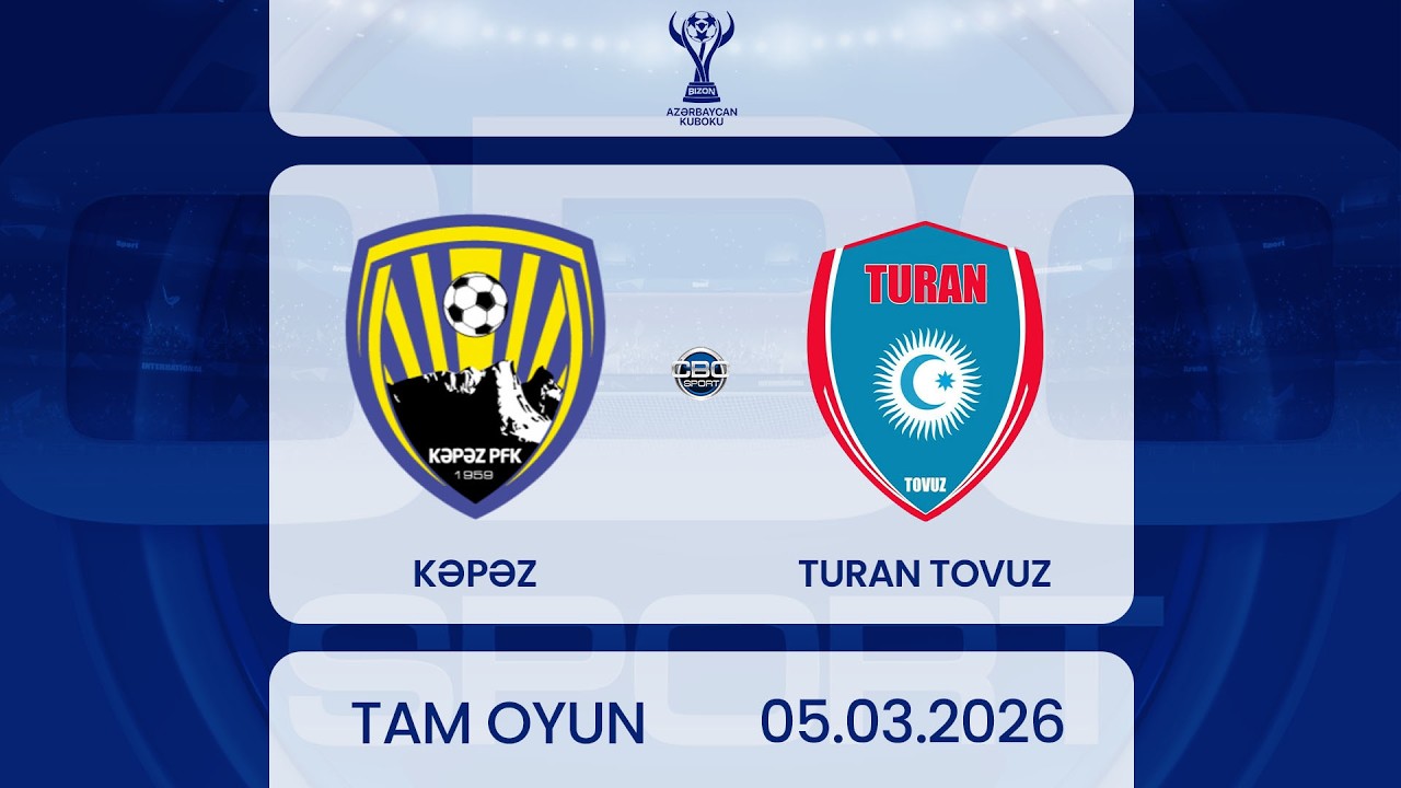 Kəpəz – Turan Tovuz | Bizon Azərbaycan Kuboku 1/4 final, cavab oyunu | TAM OYUN