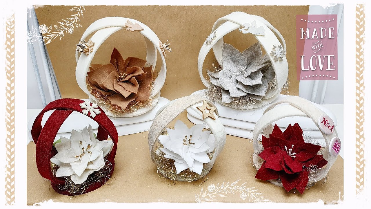Decorazione natalizia "Girella": facile & senza cucire