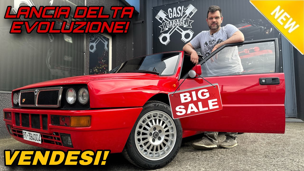 La mia Lancia Delta Evoluzione dopo tanti anni torna su strada: un mito su ruote