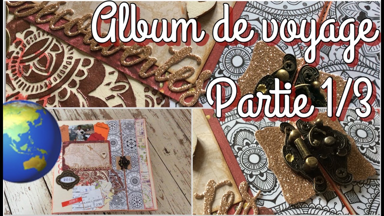 Tuto Isabel Scrap - Réalisation d'un album de voyage 1/3 #84