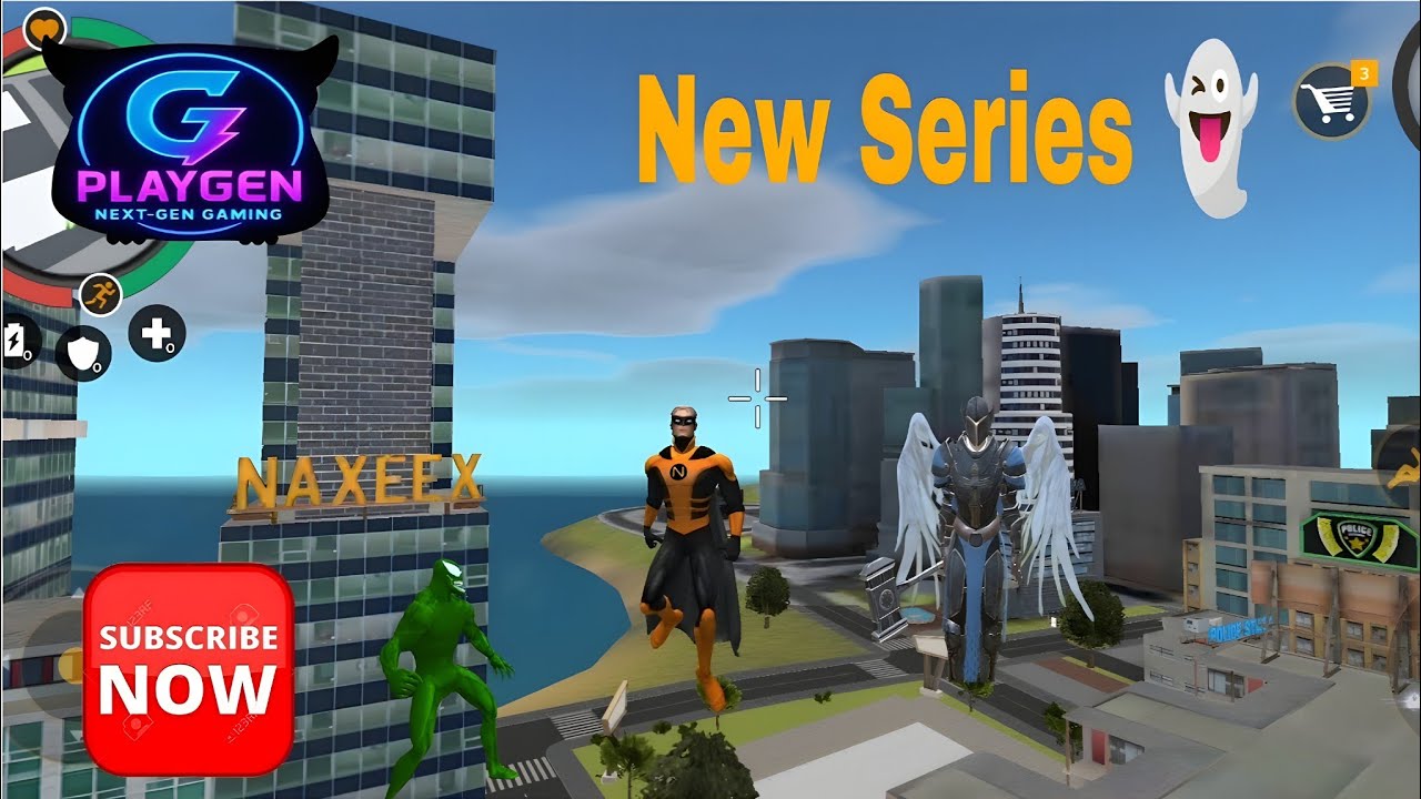 Naxeex Superhero Gameplay – City Tour & Exploration | PART#1