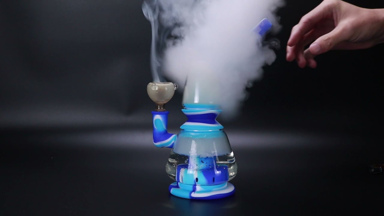 SILICLAB Magic Lamp Silicone Glass Water Pipes Dab Rig Glass Bubblers