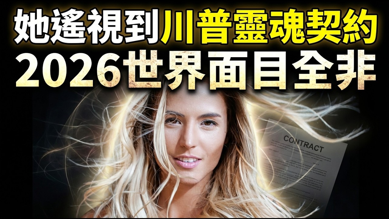 她命中2025！加拿大通靈師曝：2026&ndash;2028最黑暗三年，金融海嘯&times;黑網崩裂&times;零點能源崛起｜川普「靈魂契約」與新世界黎明