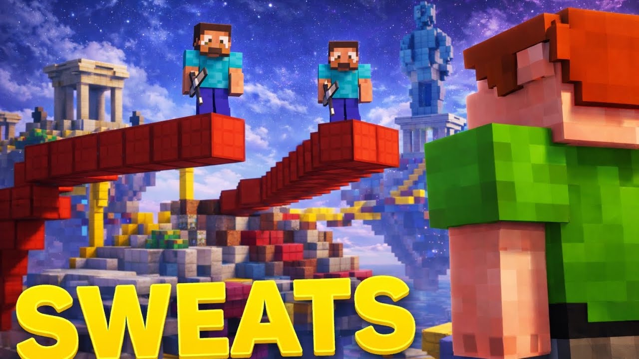 SWEATY Doubles BEDWARS Games