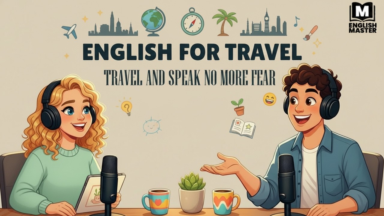 English Podcast for Easy English Conversation | How to Travel | Real Conversations  ✈️