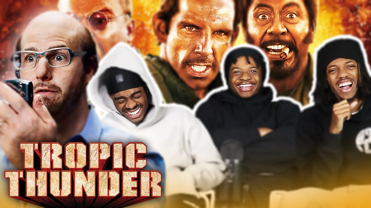 THIS MOVIE IS HILARIOUS!! | GROUP REACTION TO *TROPIC THUNDER* (2008)