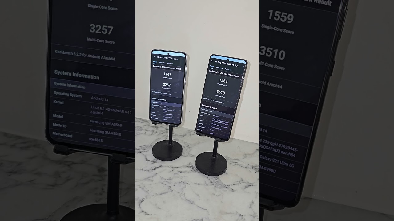 Exynos 1480 Vs Snapdragon 888 Wild Life Extreme Stress test, AnTuTu And Geekbench