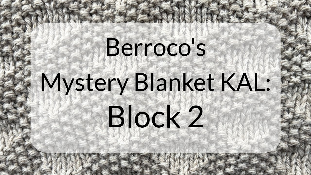 Berroco's Mystery Blanket KAL: January Block 2 Tutorial