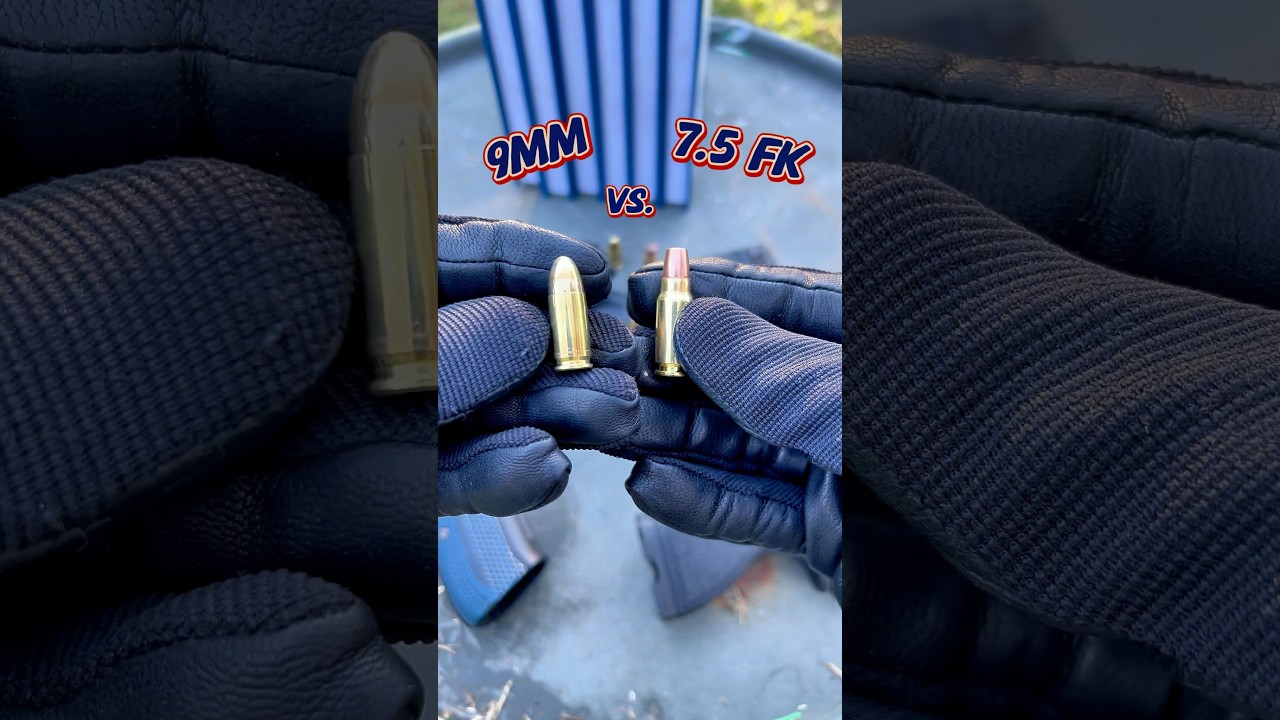 9mm vs. 7.5 FK ballistics