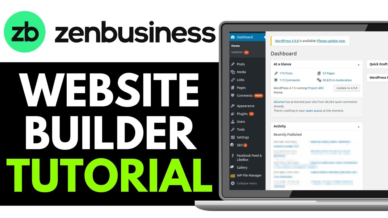 How to Use ZenBusiness Website Builder 2025 (FULL TUTORIAL)