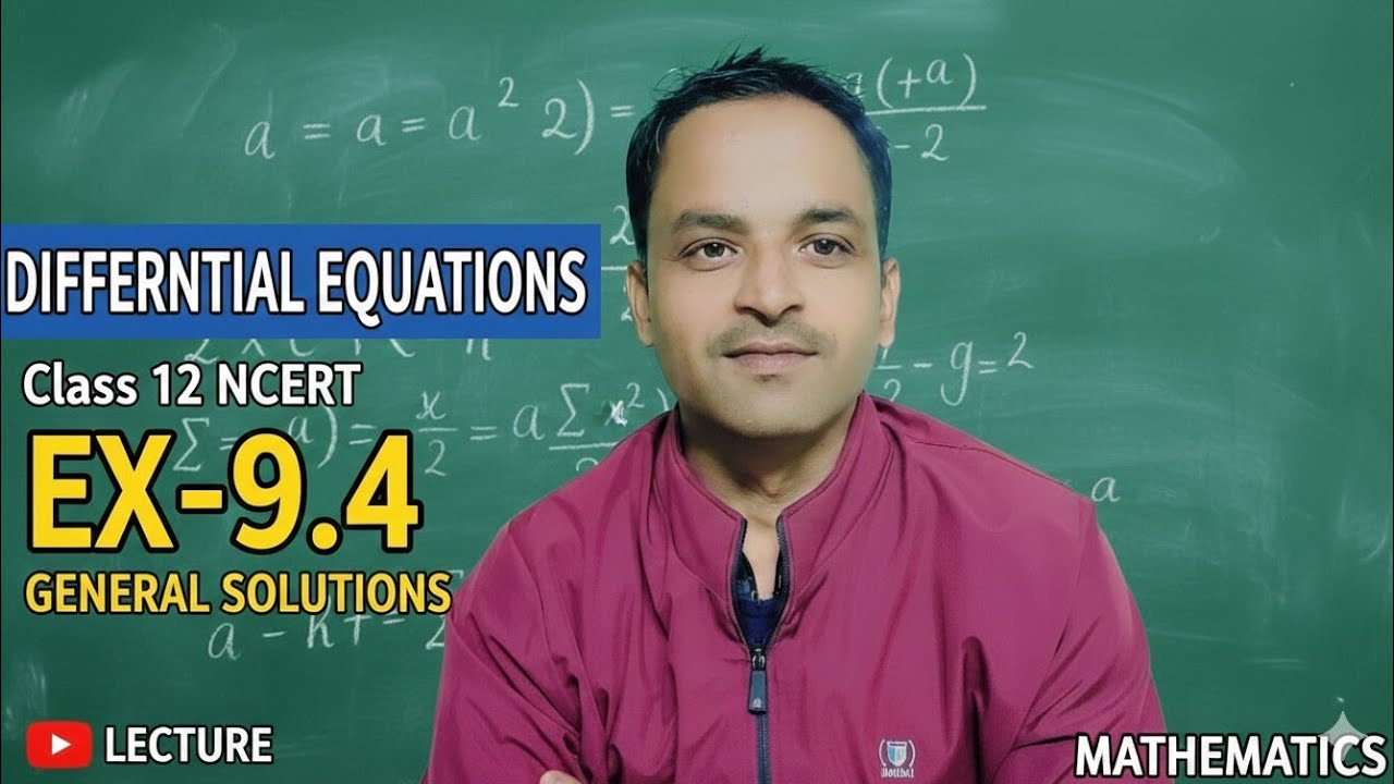 Differential equation general solutions 