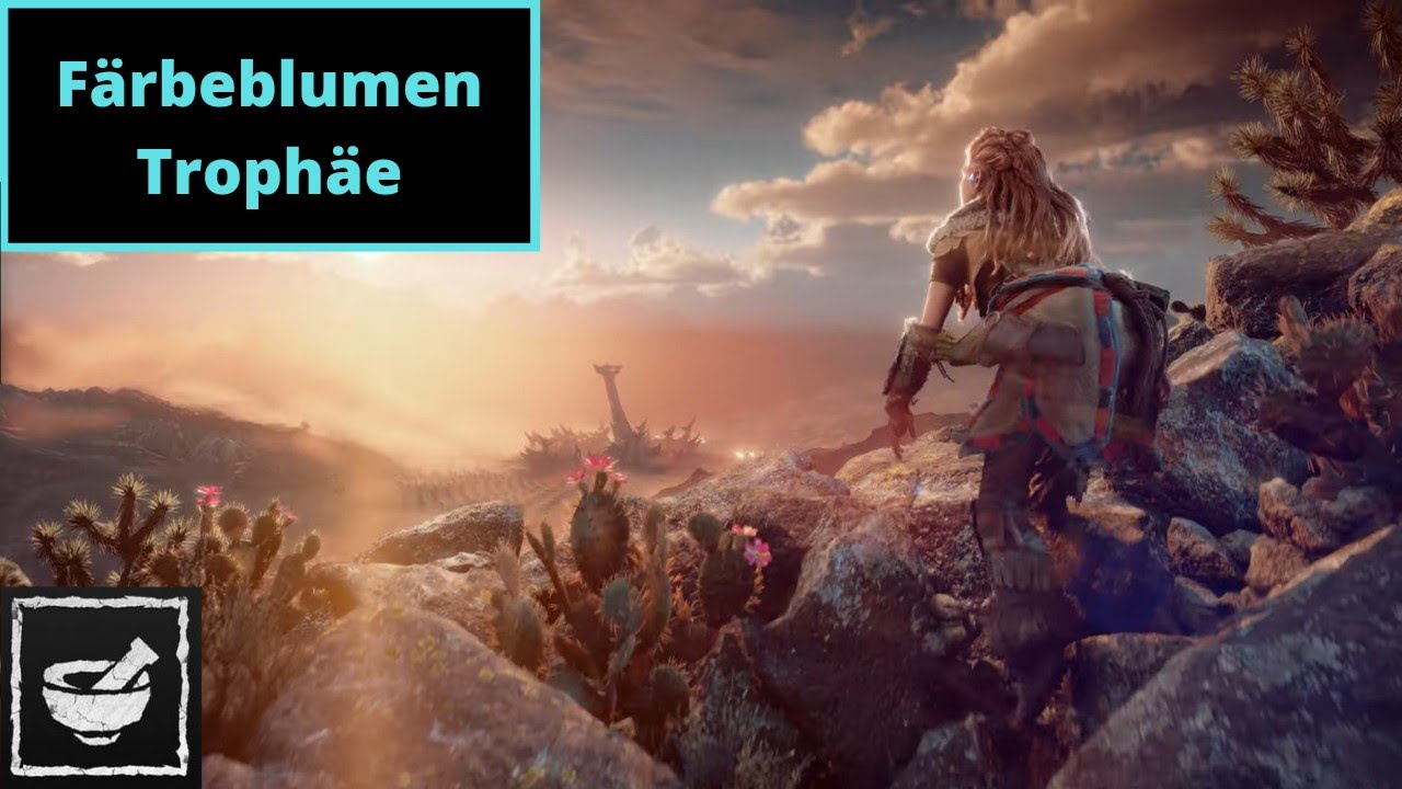 Horizon Forbidden West Färbeblumen verwendet Trophäe