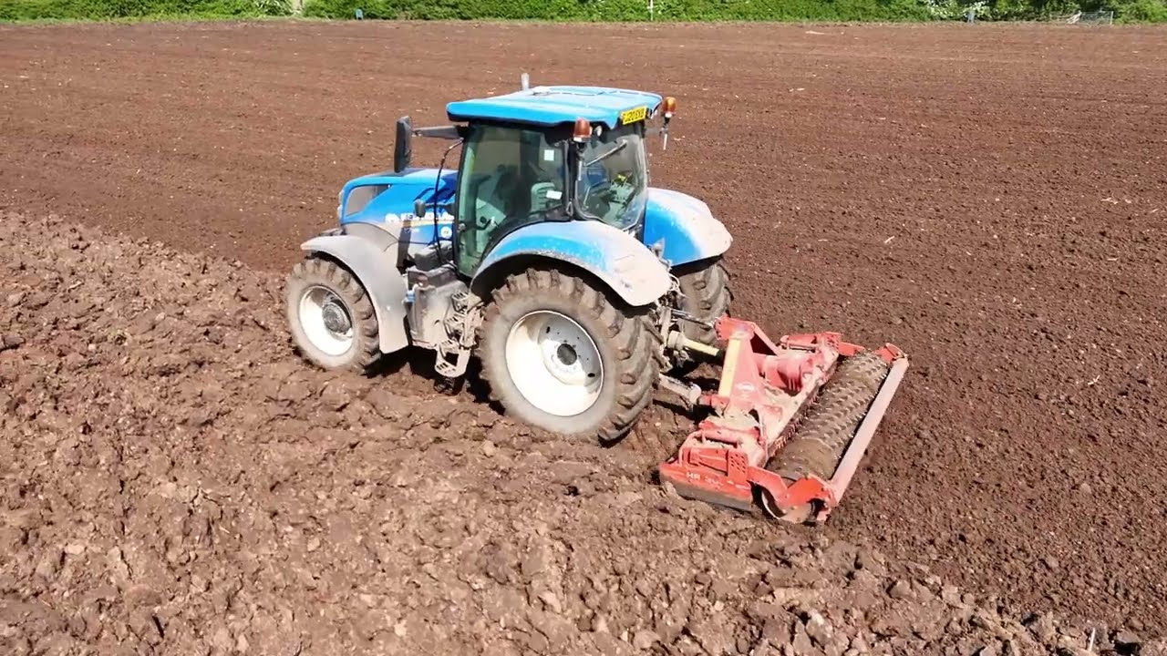 Power Harrowing | Agricultural Drone Filming in Derby | Sky-iPhotography