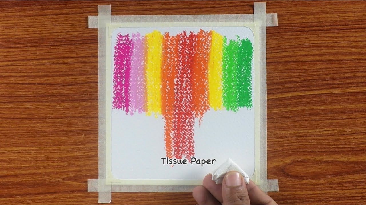 Easy Drawing for Beginners / Drawing with Oil Pastels / Step by Step