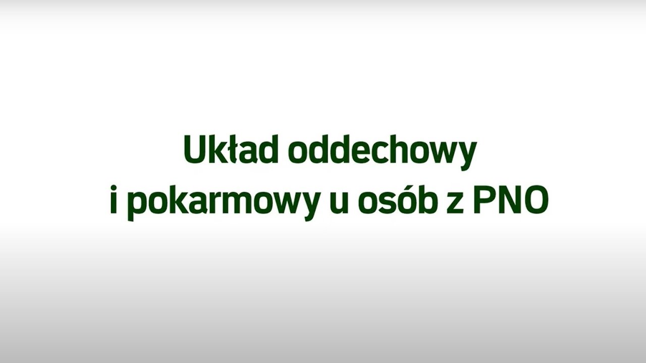 Walczymy razem o odporność: Układ oddechowy i pokarmowy u osób z PNO