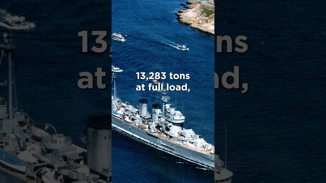 The Largest Spanish Warship of WW2 #shorts