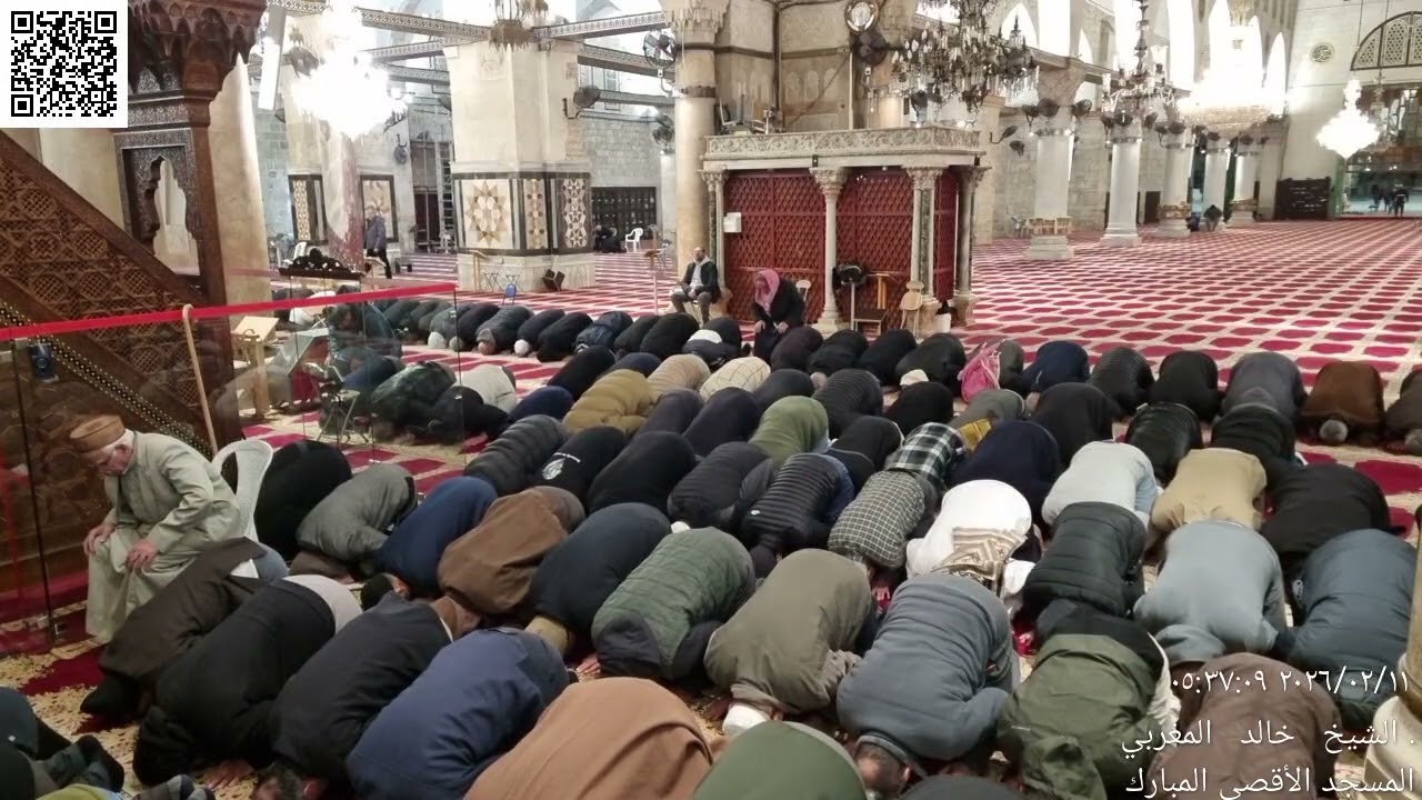03 - صلاة الفجر للشيخ صلاح العكرماوي من الأقصى - الأربعاء 23 شعبان (8) 1447 - 11 شباط (2) 2026م