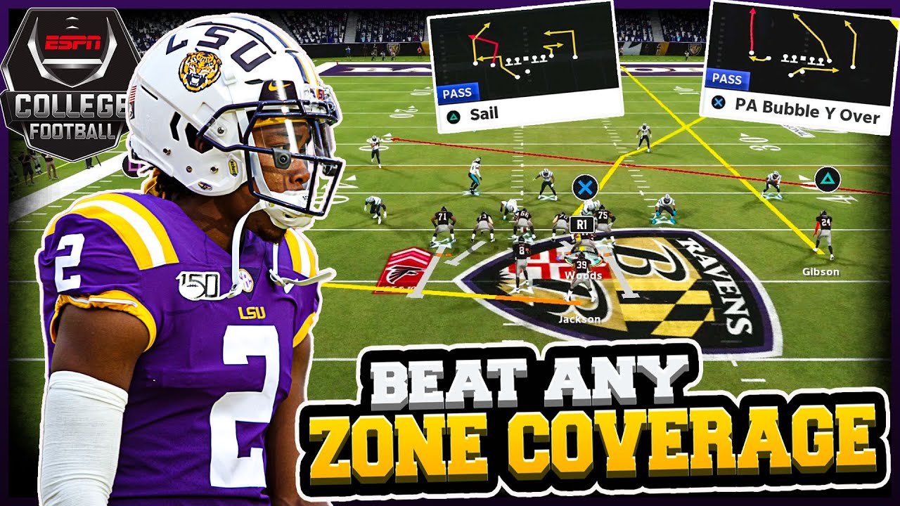 Madden 21 How To Beat Zone!! (NCAA Offense)