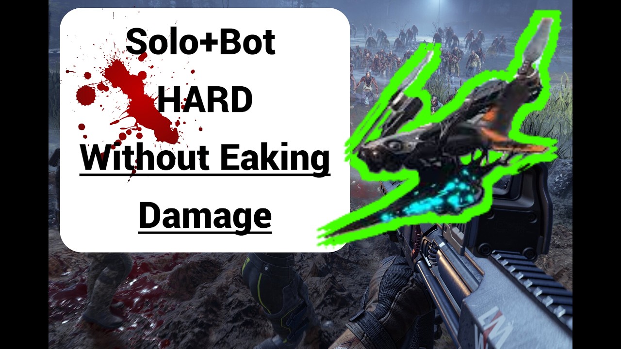 John Carpenters Toxic Commando Solo+Bot HARD Without Taking Damage\Соло+Бот Сложно Не Получив Урона