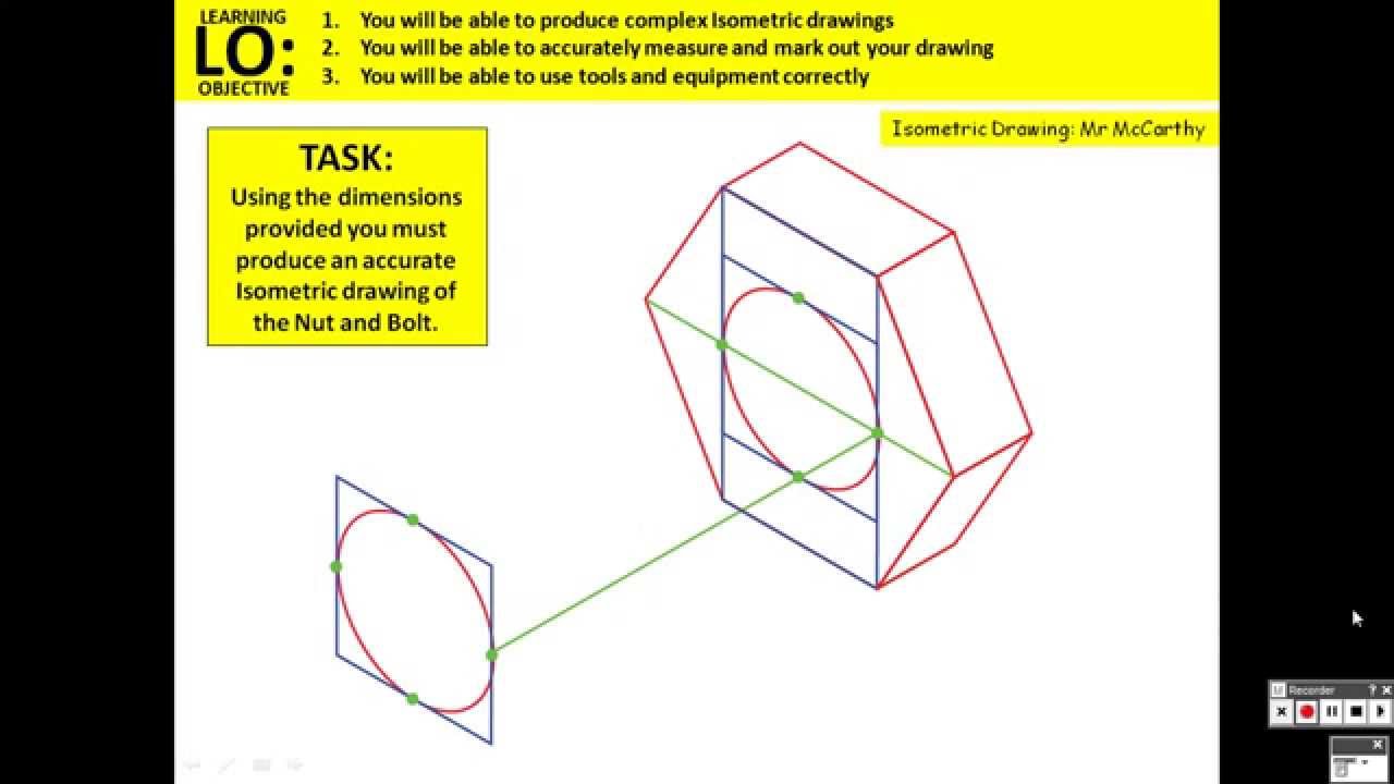 Isometric Nut & Bolt