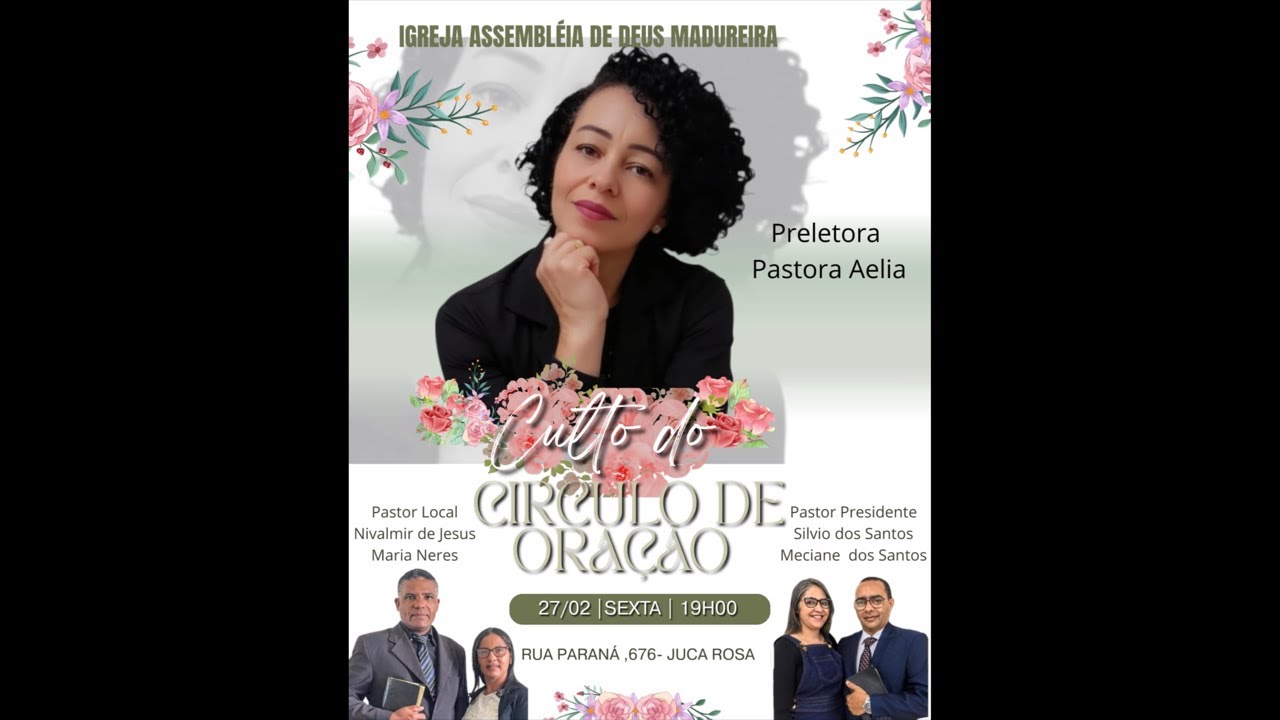 Pregação! Pregadora: Aelia