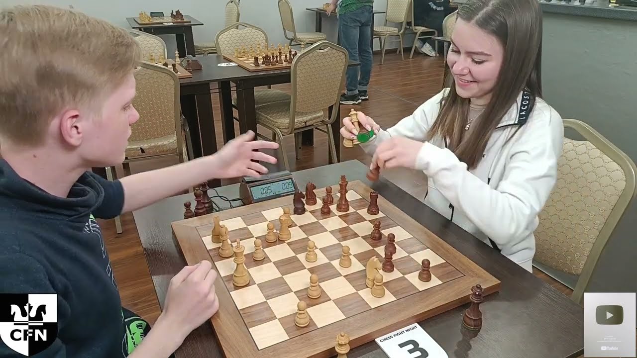 Fritz (1833) vs WFM Fatality (2016). Chess Fight Night. CFN. Blitz
