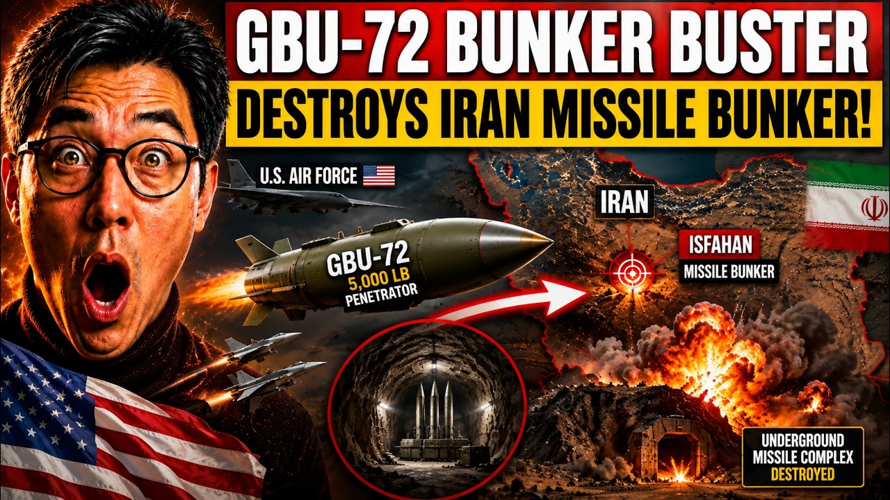GBU 72 Bunker Buster Targets Iran