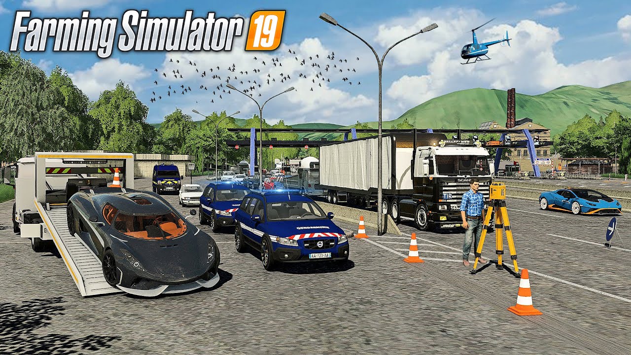 Contrôle routier, Course poursuite & Arrestation de 2 personnes | Mission scénario (FS 19)