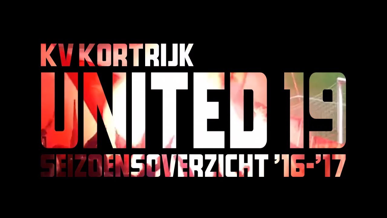 Seizoensoverzicht 2016/2017 United 19 - KV Kortrijk