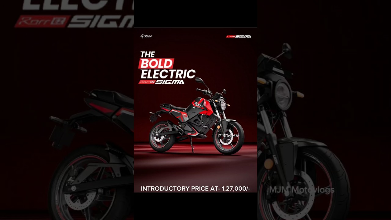 BREAKING: Oben Rorr EZ Sigma Electric Bike Launched 🔥 #electricvehicle