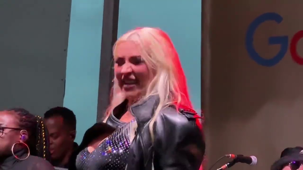 Christina Aguilera Fighter Live at Stone Wall NYC Pride on 6/23/23.